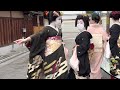 4k 京都 芸舞妓 「始業式」2022 maiko and geiko in gion