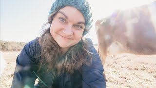 It's got to come out sometime (Also, Planting ONIONS and GARLIC) | VLOG