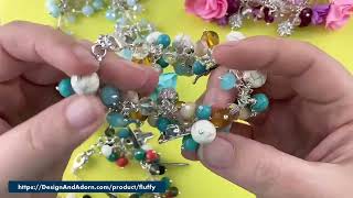 Spring Collection of Fluffy Charm Bracelets