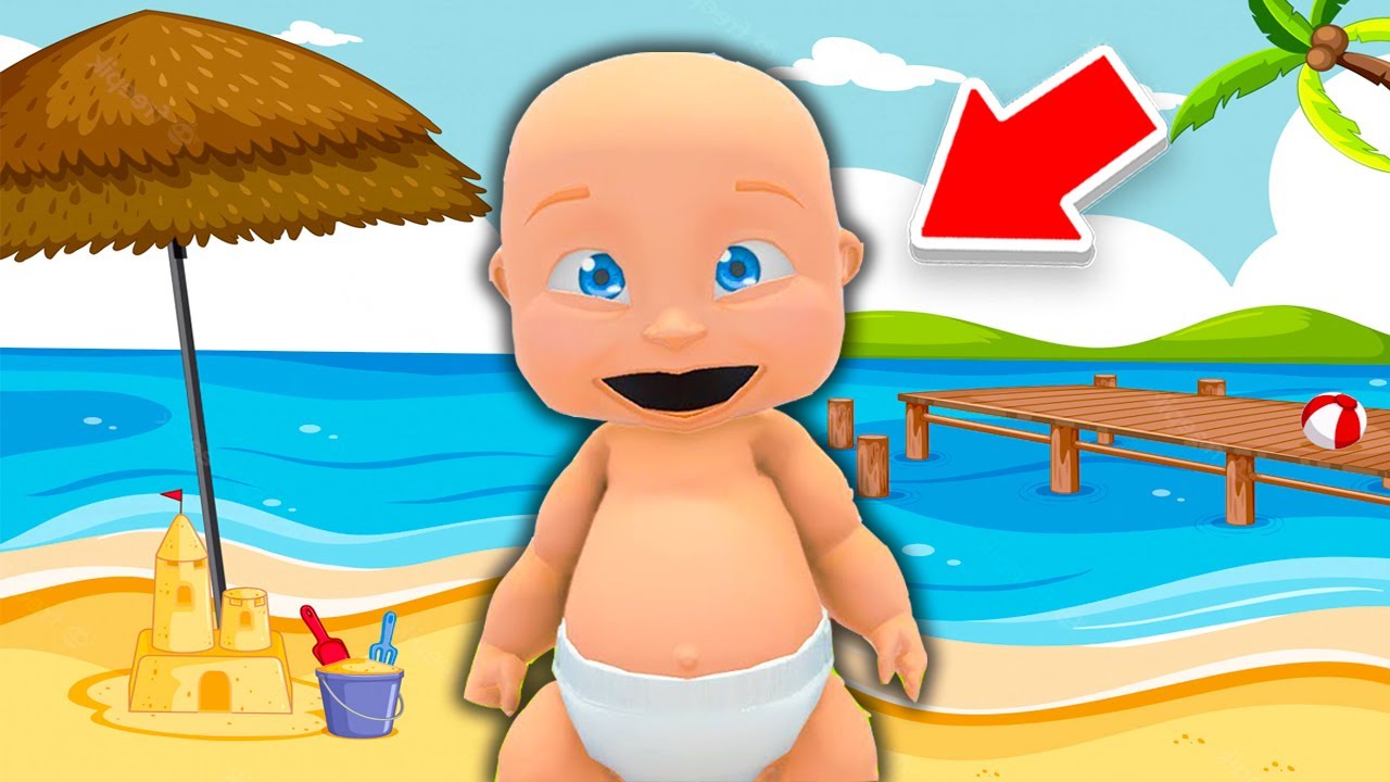 Baby Goes To The Beach Who S Your Daddy Youtube