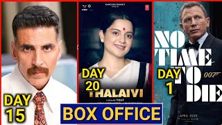 No Time To Die Box office collection, Thalaivi vs Bell bottom Box office collection, Akshay, Kangana