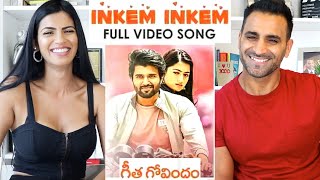 INKEM INKEM (Full Video Song) REACTION!! | Geetha Govindam | Vijay Deverakonda | Rashmika