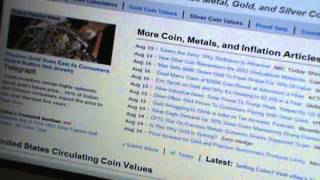 Collecting Silver Coins Melt Value Using Blue book & Coinflation