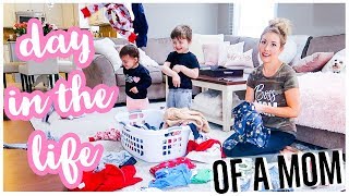 DAY IN THE LIFE OF A MOM VLOG | STAY AT HOME MOM ROUTINE 2019