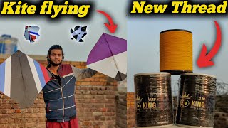 New **Indonesian** Thread Unboxing 😱 || Kites Cutting || Door manja 🌠 || kite flying Basant 2024 💥