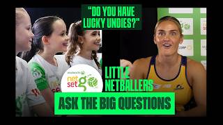 Little Netballers ask the BIG questions! Part 2 | Woolworths NetSetGO