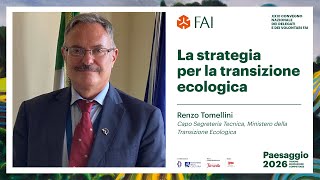 Paesaggio 2026 | La strategia per la transizione ecologica - Renzo Tomellini