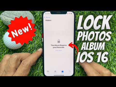How to Lock Hidden Photo Album on iPhone iOS 16