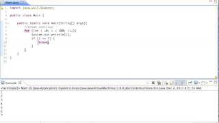 Java Break and Continue commands Tutorial