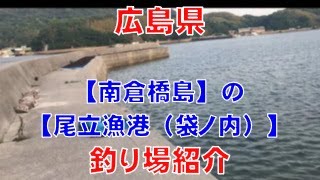 【南倉橋島】の【尾立漁港（袋ノ内）】（広島県江田島市） の釣り場紹介