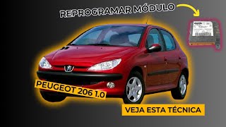 Peugeot 206 1.0 16v 2004 - Veja esta técnica de análise e reprogramação de módulo #módulo #peugeot