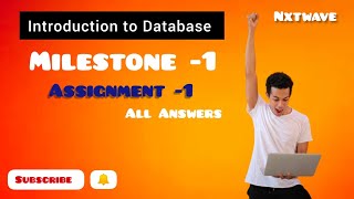 SQL Milestone 1|| Assignment 1|| 💯Correct Answers||CCBP 4.0|| NXTWAVE