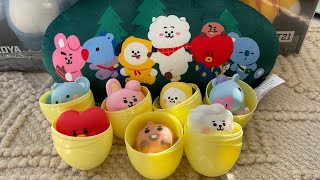 [4K] BT21 Surprise Squishy Unboxing (all 7 characters)