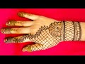 new mehndi design 2024 half hand | trending mehndi designs 2024 simple | #mehndi #henna #easymehndi