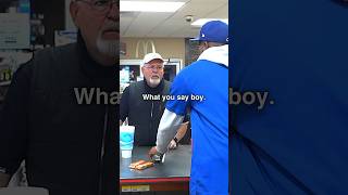 Cashier Confronts ZESTY Old Man during LATE Shift! #shorts #gasstation