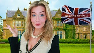 ASMR RUDE English Hotel Check-In 🇬🇧