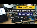 Desain Konter Minimalis - RoomTour Konter Teknisi Fun