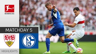 VfB Stuttgart - FC Schalke 04 1-1 | Highlights | Matchday 5 – Bundesliga 2022/23