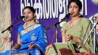 HINDOLAM MALKAUNS Raga Rendering CARNATIC HINDUSTANI  Jugulbandi - Sreeranjini Gayatri