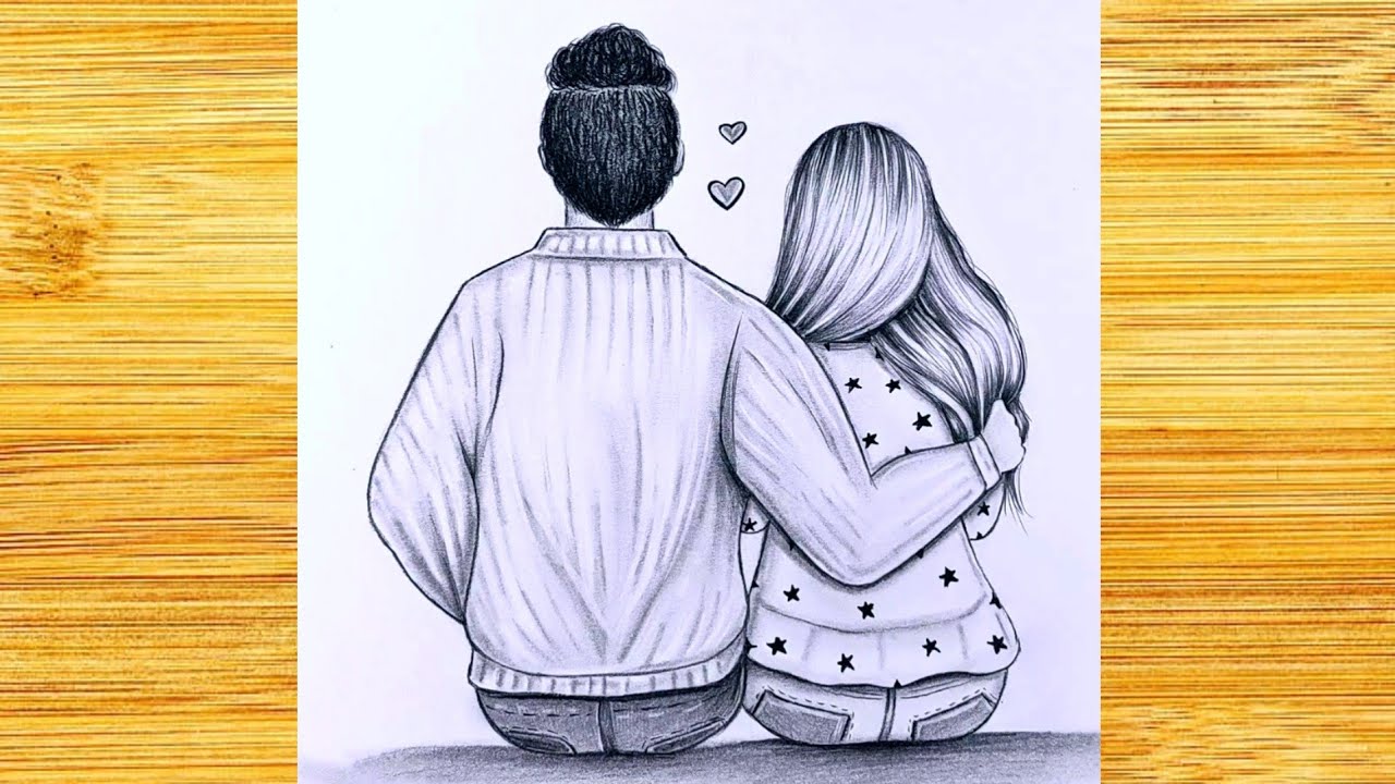 Drawing Valentine S Day How To Draw A Couple In Pencil Romantic