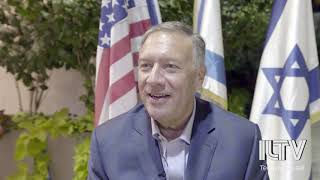 ILTV EXCLUSIVE- Former Sec. of State, Mike Pompeo, arrives in Israel