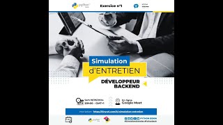 [PyBJ-Interviews] Simulation d'entretien d'embauche en direct: Développeur Backend