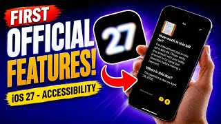 iOS 27 - First New Features Shared by Apple!
