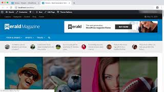 Category menu setup - Herald WordPress theme