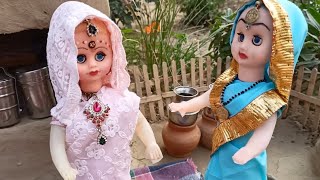 Vimla ki kahani (part-97) Bedtime stories/ Barbie doll all day routine in indian village stories/