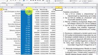 NJSZT Excel Táblázatkezelés 24 feladat