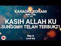 KASIH ALLAH KU SUNGGU TELAH TERBUKTI (Key A) Kunci nada rendah - KARAOKE ROHANI KRISTEN