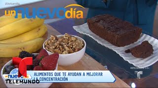 Descubre cuáles son los alimentos que necesita tu cerebro | Un Nuevo Día | Telemundo