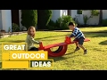 How To Make A Kid's Tyre See-Saw | Outdoor | Great Home Ideas