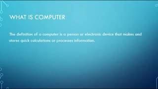 Data Processing Cycle Part 2