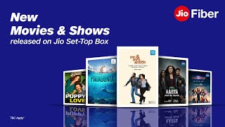 Unlock a world of latest movies, shows & endless entertainment with JioFiber!