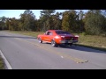 1970 Chevy Nova rolling burnout