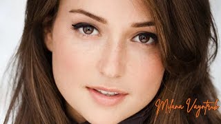 Milana Vayntrub🔥 Stockings, Pantyhose, Tights, Bikini, Nylon, Lingerie, Bodysuit, Mini Skirt