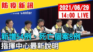 【現場直擊】新增54例、死亡個案8例　陳時中最新說明 20210629