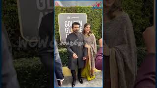 Ramcharan and Upsana at Golden Globe Awards 2023 #Ramcharan #upsana #rrr #rrrmovie #rajamouli