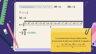 Videotutorial - Campo di variazione, varianza e scarto quadratico medio