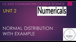 2.3 Normal Distribution With Example in Tamil