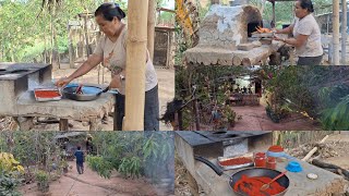 último vídeo do ano finalizado o colorau primeiro frango assando no forno de barro ana paula