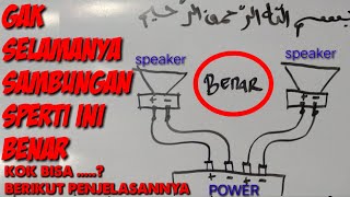 Cara sederhana sambung speaker