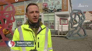 Baumaßnahme Eichplatz (JenaTV, 16.03.22)