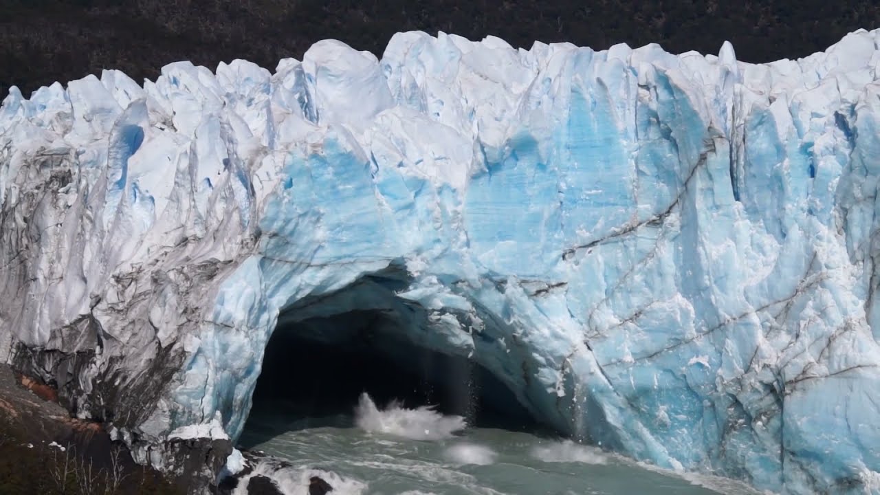 FREE STOCK FOOTAGE GLACIER BREAKING - YouTube