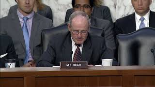 Risch Questions Social Media Experts about Foreign Interference in Elections