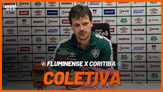 COLETIVA FERNANDO DINIZ | AO VIVO | Fluminense 5 x 2 Coritiba - Brasileirão 2022