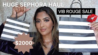 HUGE Sephora VIB Rouge Sale Haul | $2000 Haul | What's New at Sephora | Popular  TikTok \u0026 Instagram