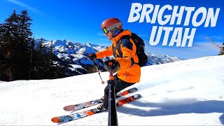 Skiing where ALL OF UTAH learns to RIDE / Brighton Resort / 2022