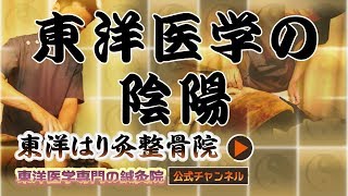 「東洋医学の陰陽について」東洋医学専門 町田市の鍼灸整骨院